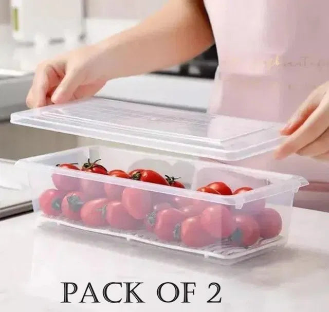 Fridge Storage Containers Box (Pack of 2)